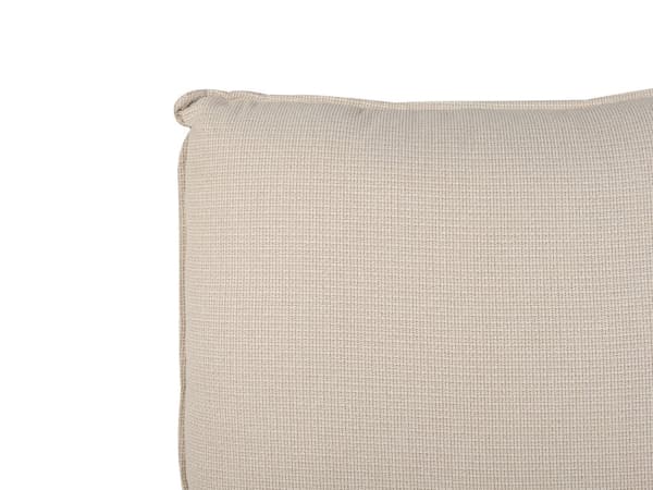 Vattensäng Beige Polyestertyg Klädsel 180 x 200 cm med Madrass med Tjock Vadderad Huvudgavel Fotgavel Klassisk Stil Sovrum