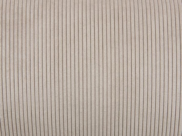 Vattensäng Taupe Manchesterklädsel 160 x 200 cm med madrass med tjock vadderad huvudgavel Fotbräda Modern stil Sovrum