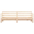 Miniatyrbilde 5 av 10: vidaXL Uttrekkbar dagseng 90x200 cm heltre furu