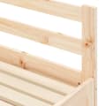 Miniatyrbilde 8 av 10: vidaXL Uttrekkbar dagseng 90x200 cm heltre furu