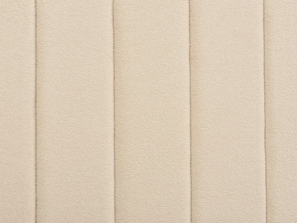 Parisänky beige buklee verhoiltu metallijalat 180 x 200 cm sälepohja tikattu pääty moderni tyyli