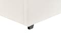 Miniatyrbilde 11 av 11: Seng med sengebunn Lysebeige stoff Polstret 180 x 200 cm Spileramme Oppfellbar høy sengegavl Klassisk retro Minimalistisk soverom
