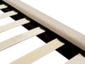 Miniatyrbild 8 av 11: Dubbelsäng 160 x 200 cm Beige Boucle Lamellbas Sängram Modern