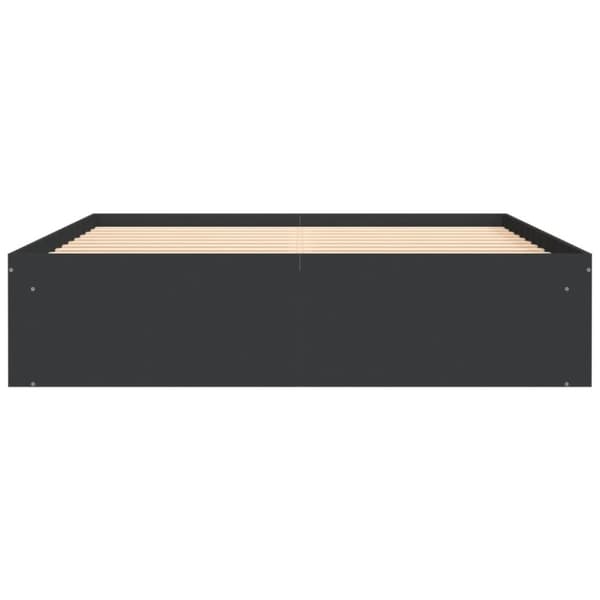vidaXL Sengeramme svart 160x200 cm