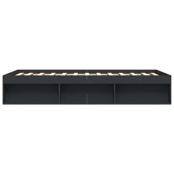 vidaXL Sengeramme svart 160x200 cm