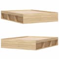 Miniatyrbillede 4 af 11: vidaXL sengeramme 160x200 cm sonoma-eg