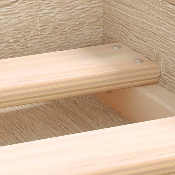 vidaXL sengeramme 160x200 cm sonoma-eg
