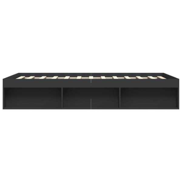 vidaXL Sengeramme svart 140x200 cm