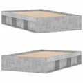 Miniatyrbillede 3 af 11: vidaXL sengeramme 120x200 cm betongrå