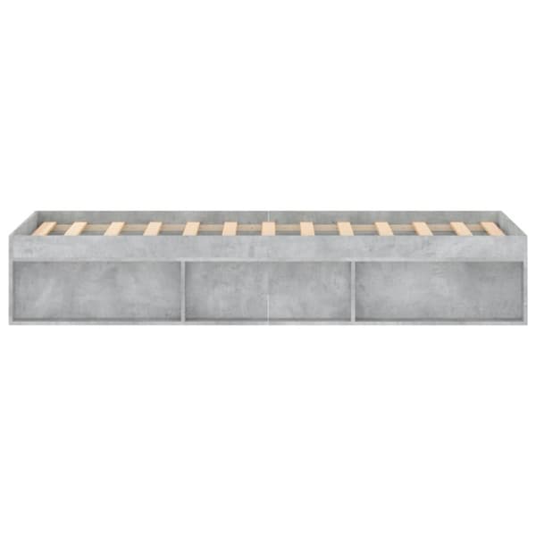 vidaXL sengeramme 120x200 cm betongrå