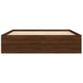 Miniatyrbilde 5 av 11: vidaXL Sengeramme brun eik 140x200 cm