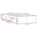 Miniatyrbilde 10 av 11: vidaXL Sengeramme hvit 120x200 cm