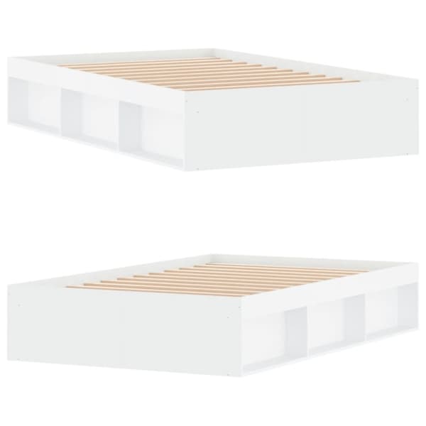 vidaXL sengeramme 120x200 cm hvid