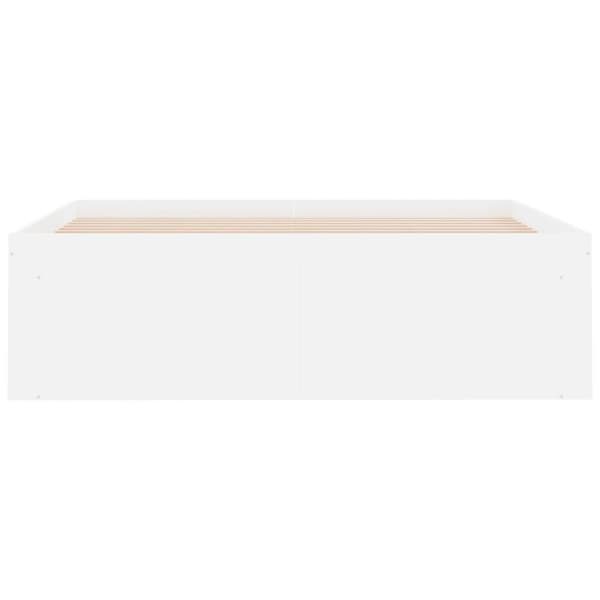 vidaXL sengeramme 120x200 cm hvid