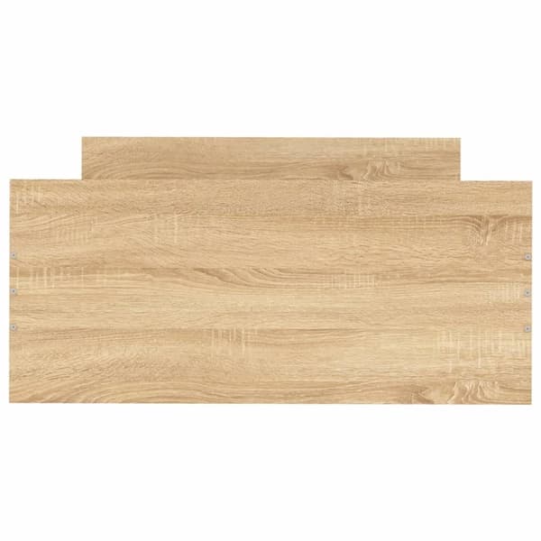 vidaXL Sengeramme uten madrass sonoma eik 90x190 cm konstruert tre