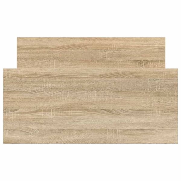 vidaXL Sengeramme uten madrass sonoma eik 90x190 cm konstruert tre