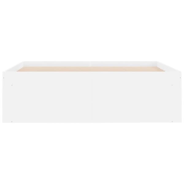 vidaXL sengeramme 120x190 cm hvid