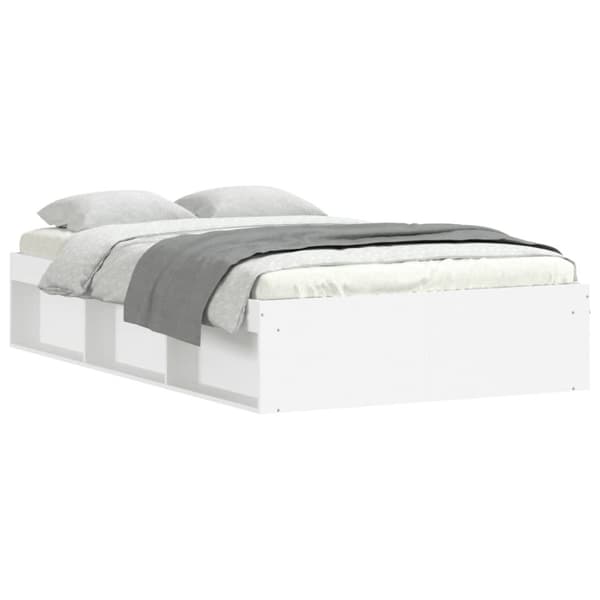 vidaXL sengeramme 120x190 cm hvid