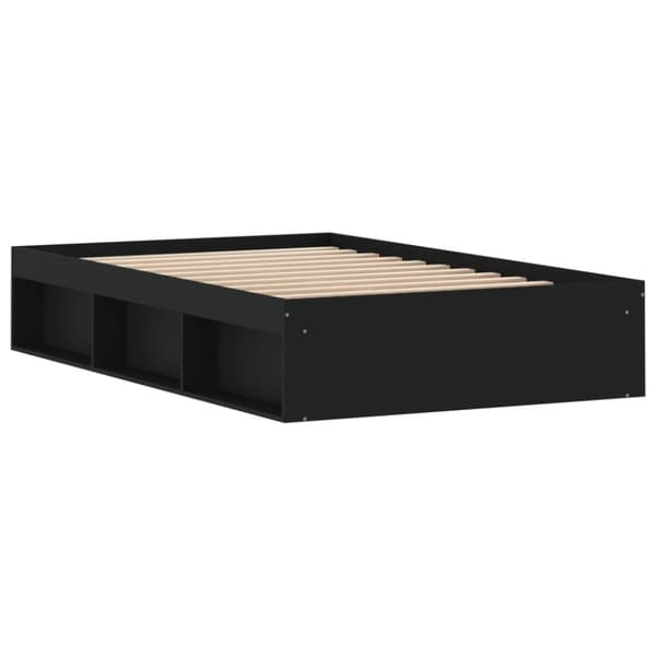 vidaXL Sengeramme svart 120x200 cm