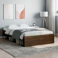 Miniatyrbilde 11 av 11: vidaXL Sengeramme brun eik 120x190 cm