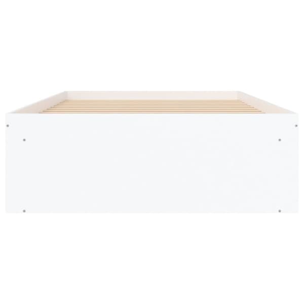 vidaXL Sengeramme hvit 90x200 cm