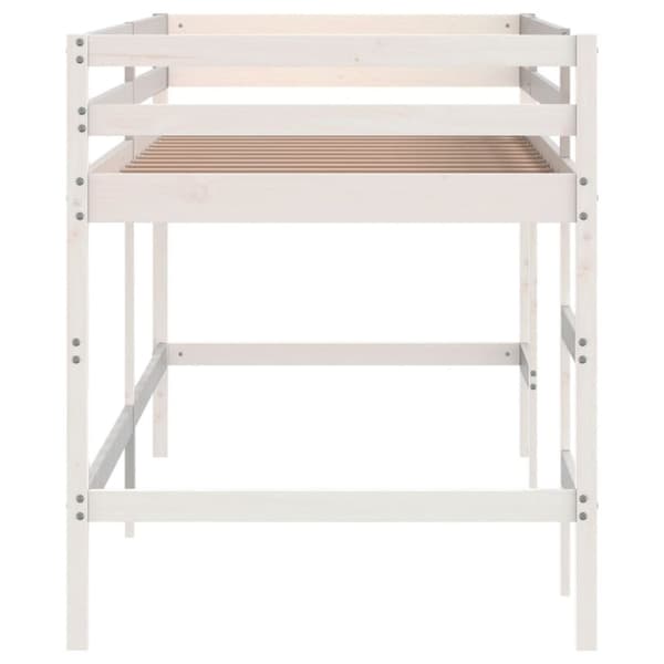 vidaXL Køyeseng for barn med stige 90x190 cm heltre furu
