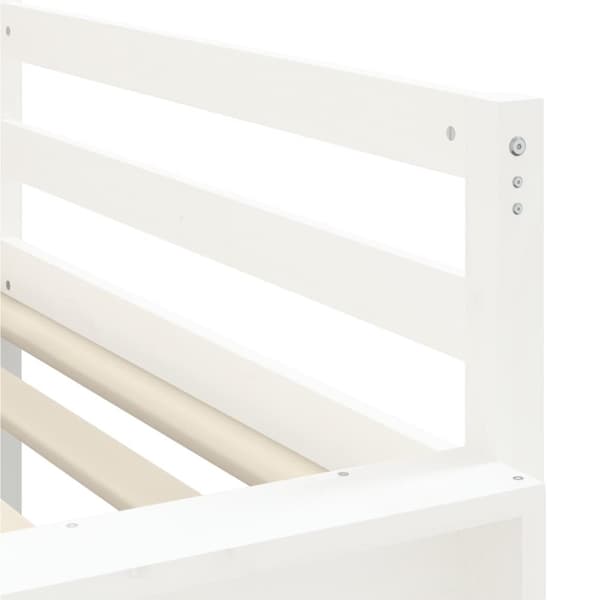 vidaXL Lasten parvisänky tornilla pinkki 90x190 cm täysi mänty