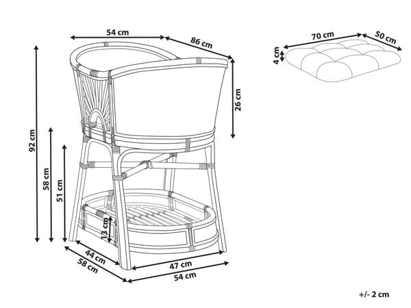 Babyseng Rattan Babyvugge Boho Design Moseskurv Flettet Vuggeseng til Spædbarn Seng Vugge