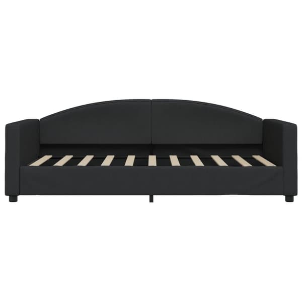 vidaXL daybed med madras 90x190 cm stof sort
