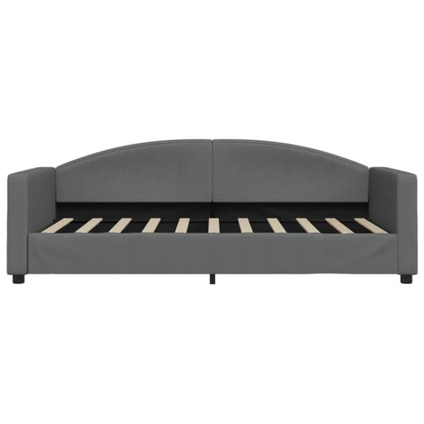 vidaXL daybed med madras 90x190 cm stof mørkegrå
