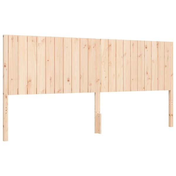 vidaXL Sengeramme med madrass 200x200 cm heltre furu