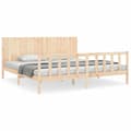 Pikkukuva 2 / 11: vidaXL Sänky ilman patjaa 200x200 cm täysi mänty