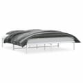 Miniatyrbillede 2 af 9: vidaXL sengeramme 180x200 cm metal hvid