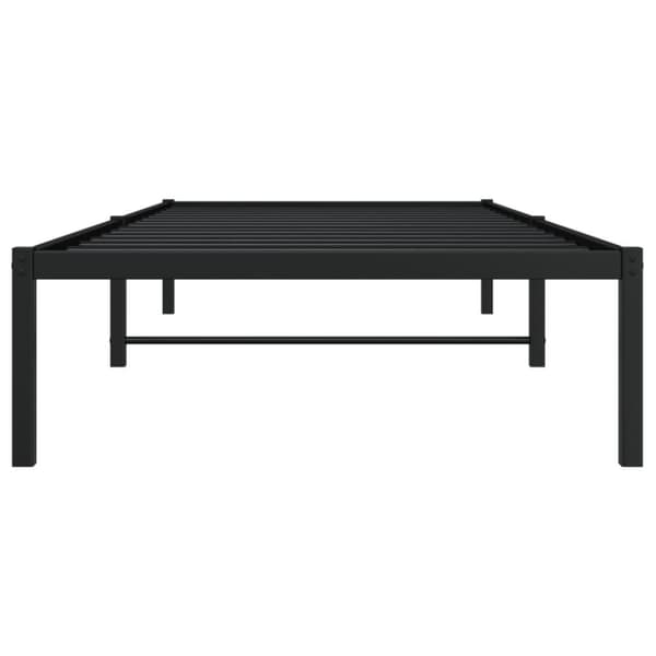 vidaXL Sengeramme svart metall 90x200 cm