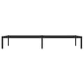Miniatyrbilde 5 av 9: vidaXL Sengeramme svart metall 90x200 cm