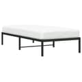 Miniatyrbilde 2 av 9: vidaXL Sengeramme svart metall 90x200 cm