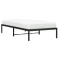 Miniatyrbilde 3 av 9: vidaXL Sengeramme i metall svart 107x203 cm