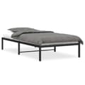 Miniatyrbilde 2 av 9: vidaXL Sengeramme i metall svart 107x203 cm