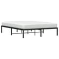 Miniatyrbilde 3 av 9: vidaXL Sengeramme i metall svart 160x200 cm