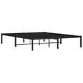 Miniatyrbilde 4 av 9: vidaXL Sengeramme i metall svart 160x200 cm