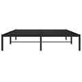 Miniatyrbilde 5 av 9: vidaXL Sengeramme i metall svart 160x200 cm