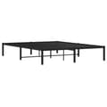 Miniatyrbilde 7 av 9: vidaXL Sengeramme i metall svart 160x200 cm