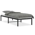 Miniatyrbillede 1 af 9: vidaXL sengeramme 80x200 cm metal sort