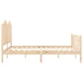 Miniatyrbilde 7 av 11: vidaXL Sengeramme uten madrass 160x200 cm heltre furu