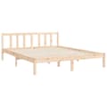 Miniatyrbilde 9 av 11: vidaXL Sengeramme uten madrass 160x200 cm heltre furu