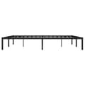 Miniatyrbillede 5 af 9: vidaXL sengeramme 180x200 cm metal sort