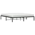 Miniatyrbillede 2 af 9: vidaXL sengeramme 180x200 cm metal sort