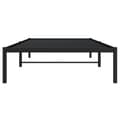 Miniatyrbilde 4 av 9: vidaXL Sengeramme i metall svart 100x200 cm