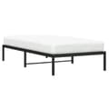 Miniatyrbilde 2 av 9: vidaXL Sengeramme i metall svart 100x200 cm
