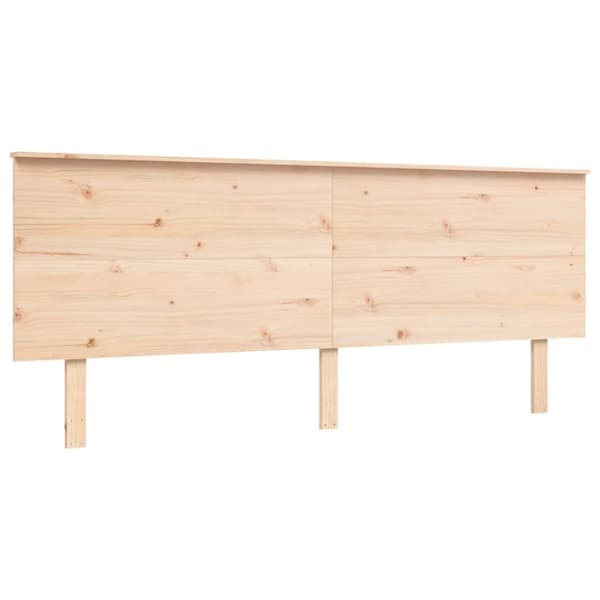 vidaXL Sengeramme med hodegavl Super King heltre